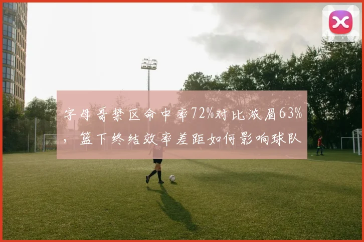字母哥禁区命中率72%对比浓眉63%,篮下终结效率差距如何影响球队空间?